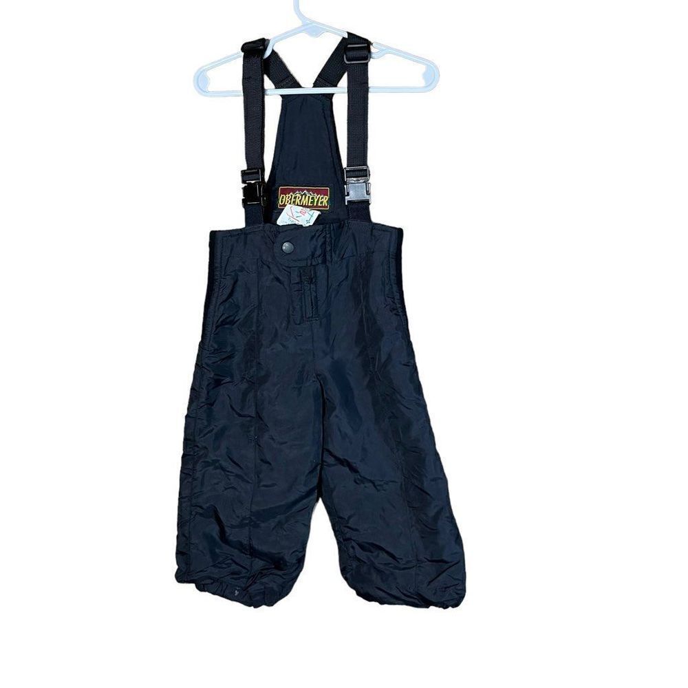 Obermeyer Black Snow Bibs Toddler size 2T‎